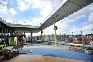 The Royal Manchester Childrens Hospital's rooftop garden Photo: Sean Hansford Source: www.manchestereveningnews.co.uk